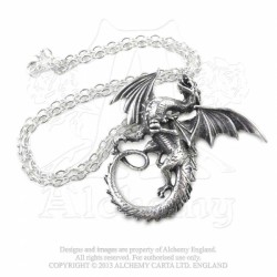 Alchemy Gothic P323 The Whitby Wyrm pendant necklace