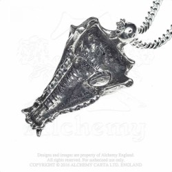 Alchemy Gothic P777 Uniskull pendant necklace