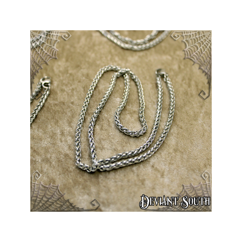 Stainless Steel Chain Necklace - 3mm W 50cm L