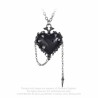 Alchemy Gothic P855 Witch Heart necklace