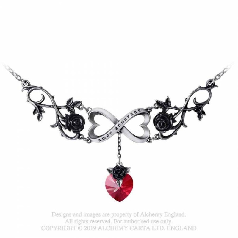 Alchemy Gothic P868 Infinite Love necklace