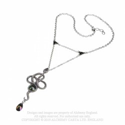Alchemy Gothic P874 Tercia Serpent necklace