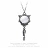 Alchemy Gothic P889 Sacred Cat Vanitas necklace