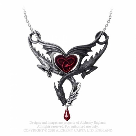 Alchemy Gothic P915 The Confluence of Opposites -- twin dragons