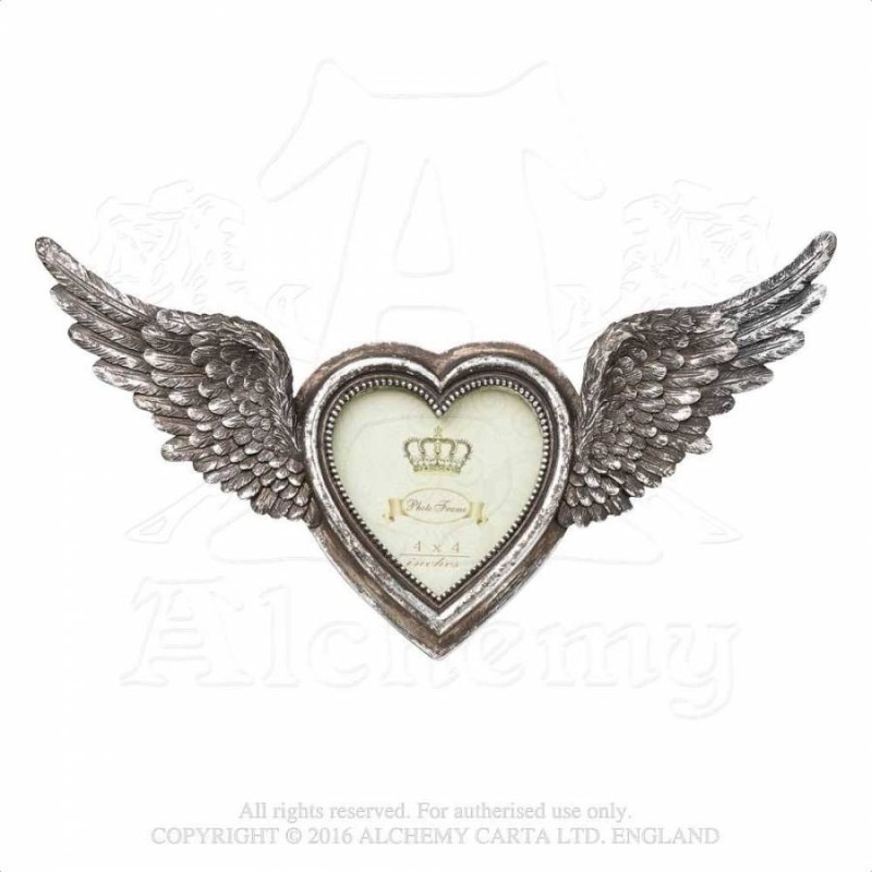 Alchemy Gothic SA1 Winged Heart Photo Frame