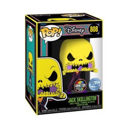 Funko Pop!: Disney – 808 Jack Skellington (Scary Face) (Back Light) (Comic Con Africa 2022 Special Edition)