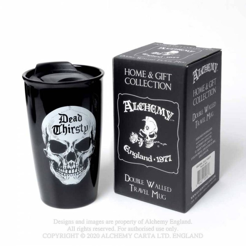 Alchemy Gothic MRDWM4 Dead Thirsty: Double Walled Mug