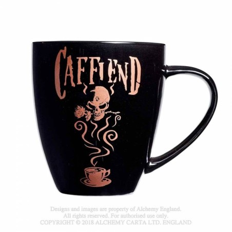 Alchemy Gothic ALMUG13 Caffiend Ceramic Mug