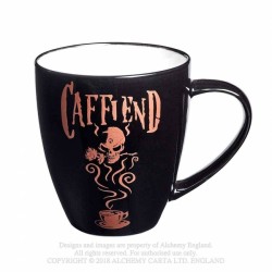 Alchemy Gothic ALMUG13 Caffiend Ceramic Mug