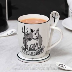 Alchemy Gothic ALMUG24 Hellhound: Mug and Spoon Set