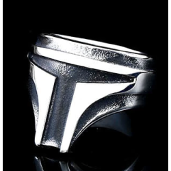 Stainless Steel Star Wars Mandalorian ring