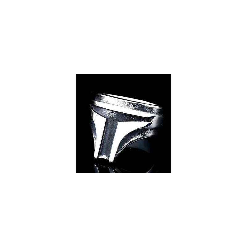 Stainless Steel Star Wars Mandalorian ring