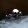 Stainless Steel Skull 'n Bones Ring