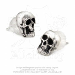 Alchemy Gothic E76 Death Studs Stud Earrings (pair)