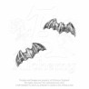 Alchemy Gothic E186 Batstuds Stud Earrings (pair)