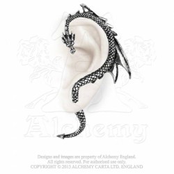Alchemy Gothic E274L Dragon's Lure Left Stud Ear-Wrap (left)