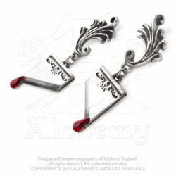 Alchemy Gothic E310 Marie Antoinette Dropper Earrings (pair)