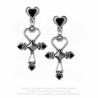 Alchemy Gothic E354 Amourankh Stud Earrings (pair)