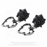 Alchemy Gothic E365 Wounded Love Dropper Earrings (pair)