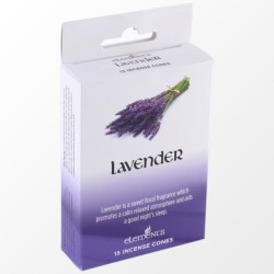 Elements Incense Cones - Lavender (15 cones)
