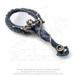 Alchemy Gothic V10 Black Angel Hand Mirror