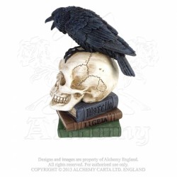 Alchemy Gothic V17 Poe's Raven resin ornament