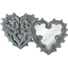 Alchemy Gothic V38 Gothic Heart Compact Mirror