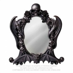 Alchemy Gothic V98 Nosferatu Mirror - Black