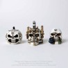 Alchemy Gothic VM6 Alchemist Skull: Miniature resin ornament