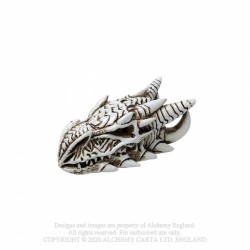 Alchemy Gothic VM9 Dragon Skull: Miniature resin ornament