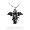 Alchemy Gothic P927 Eternal Sleep -- winged coffin-shaped pewter