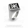 Alchemy Gothic AG-R99 Chaos Signet pewter ring