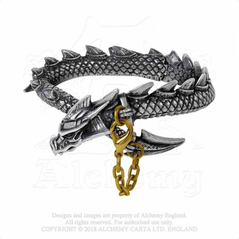 Alchemy Gothic A124 Dragon's Lure Bangle