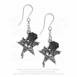Alchemy Gothic E402 Ruah Vered earrings (pair)