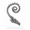 Alchemy Gothic E412 Ostrogoth Dragon Ear-Wrap (right ear), Fine English Pewter