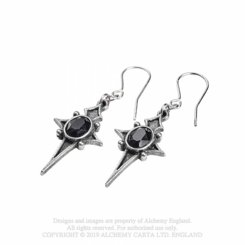 Alchemy Gothic E431 Sterne Leben earrings (pair)