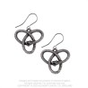 Alchemy Gothic E460 Eve's Triquetra (pair), Fine English Pewter