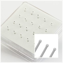 Nose Stud - 925 Sterling Silver - Ball (single)
