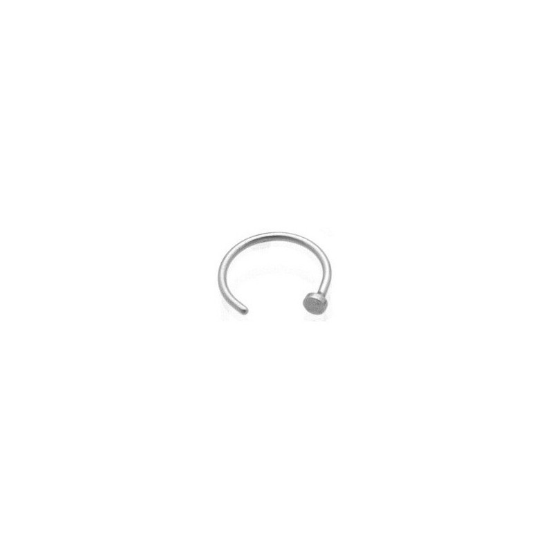 Nose Ring - Stainless Steel - (20G) 0.8mm x 8mm (single)