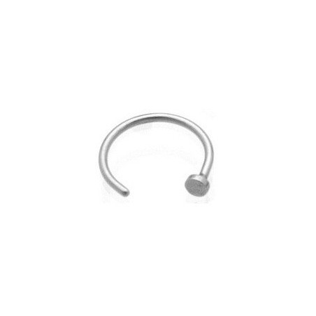 Nose Ring - Stainless Steel - (18G) 1.0mm x 10mm (single)