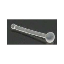 Nose Stud - Bio-flex - (18G) 1.0mm x 8mm - Ball (single)