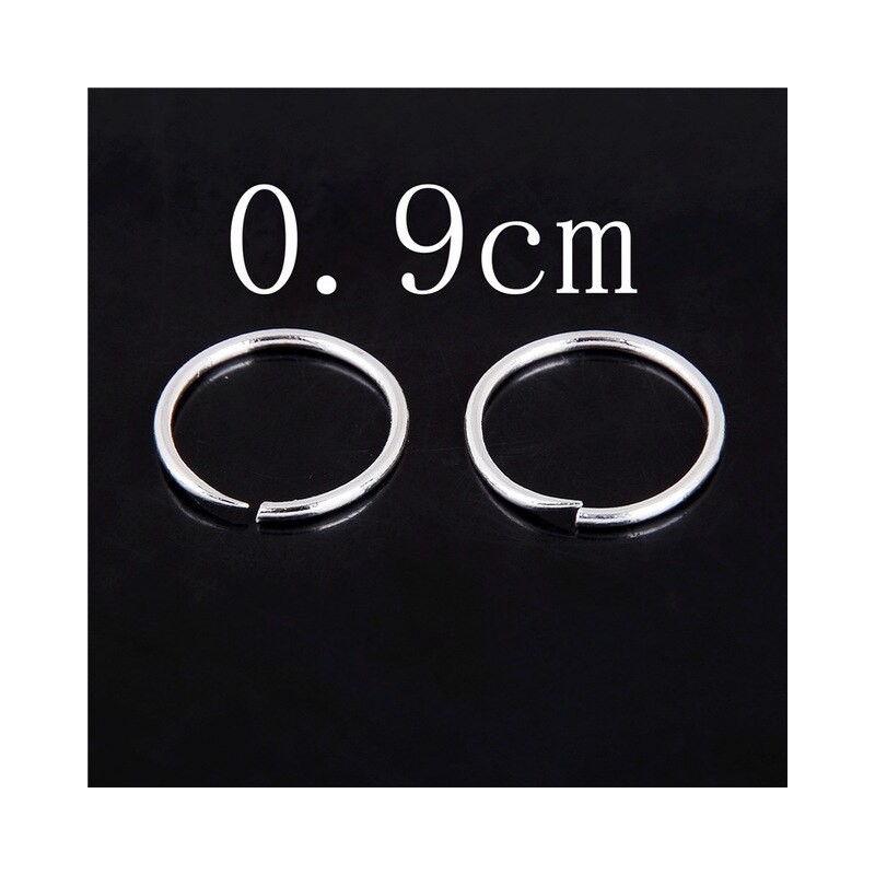 Earrings - Hoop Sharp-edge - 0.9cm (pair)