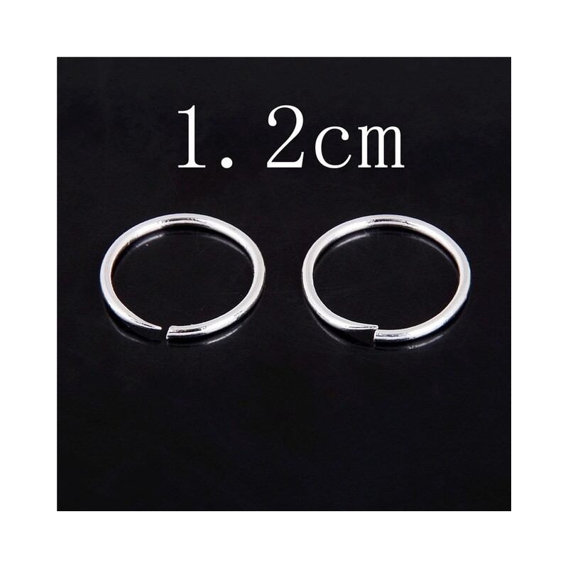 Earrings - Hoop Sharp-edge - 1.2cm (pair)