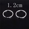 Earrings - Hoop Sharp-edge - 1.2cm (pair)