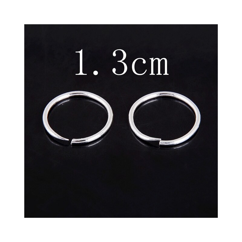 Earrings - Hoop Sharp-edge - 1.3cm (pair)