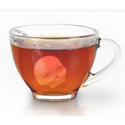 Silicone Skull and Bones Tea Infuser