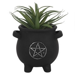 Pentagram Cauldron Plant Pot (plant not included)