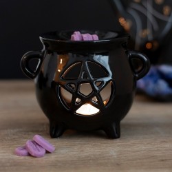 Oil Burner Pentagram Cauldron