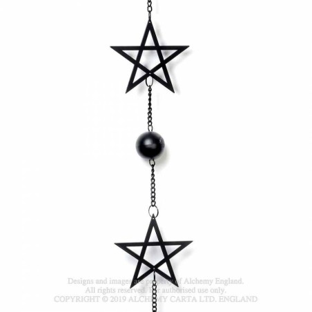 Alchemy Gothic HD13 Pentagram Hanging Decoration