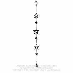 Alchemy Gothic HD13 Pentagram Hanging Decoration